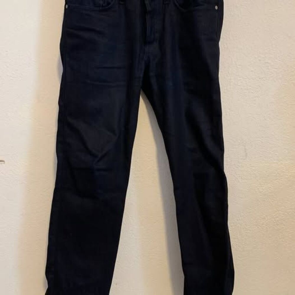 Naked and Famous Weird Guy Midnight Selvedge Raw Jeans Size 31x32